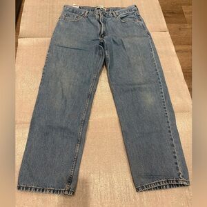 [W36L30Ins28”]Levi's 550 Relaxed Fit Light Blue Jeans